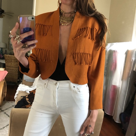 Vintage fringe blazer - Picture 2 of 8
